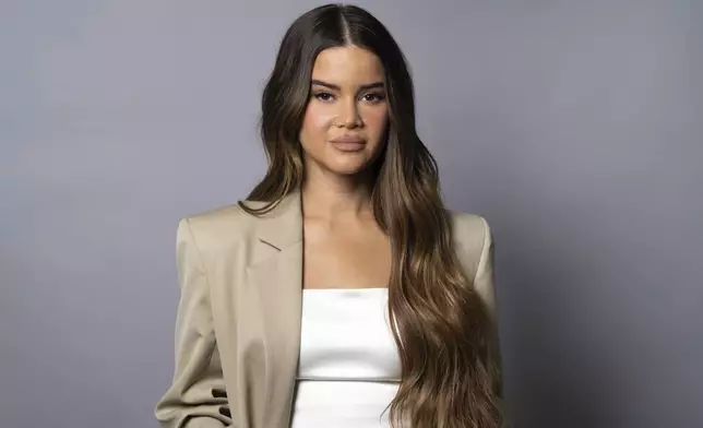Maren Morris poses for a portrait on Wednesday, May 7, 2025, in New York. (AP Photo/Gary Gerard Hamilton)