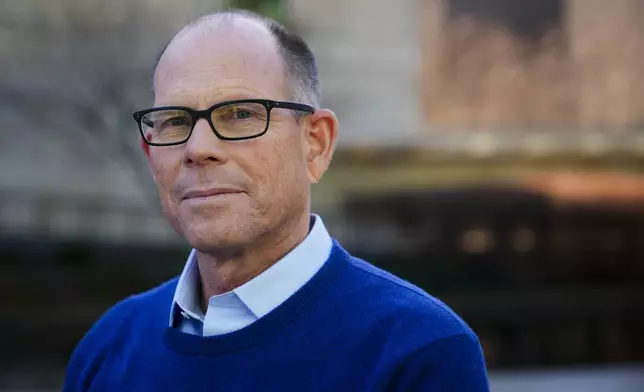 Gates Foundation CEO Mark Suzman poses for a portrait at the Gates Foundation campus Wednesday, Feb. 12, 2025, in Seattle. (AP Photo/Lindsey Wasson)