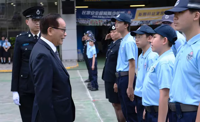 Civil Aid Service Cadet Corps holds 147th New Cadets Passing-out Parade  Source: HKSAR Government Press Releases