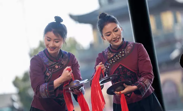 Xiangxi Tujia Women's Daliuzi and Hong Kong Women's Percussion Ensemble to perform in "Tan Dun WE-Festival" in June  Source: HKSAR Government Press Releases