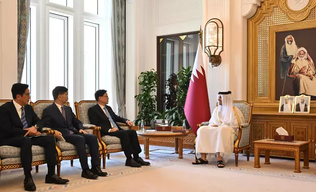 CE leads delegation to begin visit programme to Qatar Source: HKSAR Government Press Releases