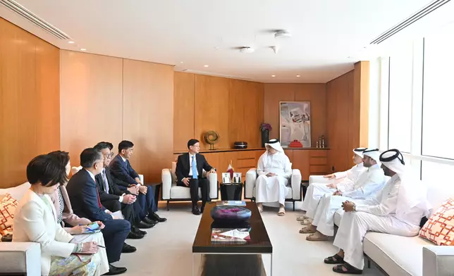 CE leads delegation to begin visit programme to Qatar Source: HKSAR Government Press Releases