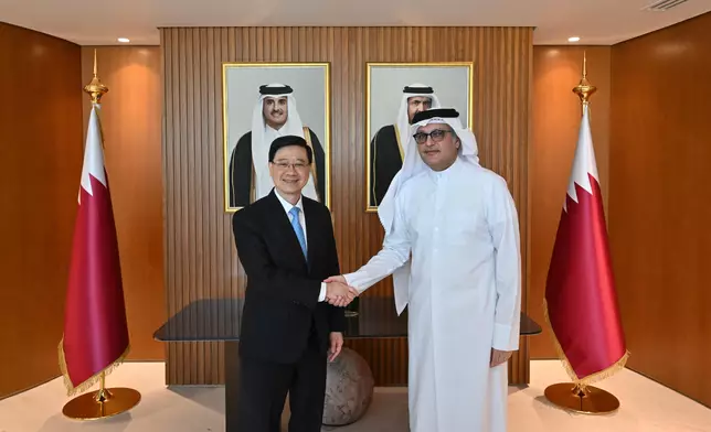 CE leads delegation to begin visit programme to Qatar Source: HKSAR Government Press Releases