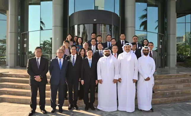 CE leads delegation to begin visit programme to Qatar Source: HKSAR Government Press Releases
