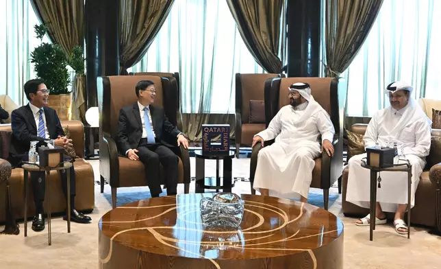 CE leads delegation to begin visit programme to Qatar Source: HKSAR Government Press Releases