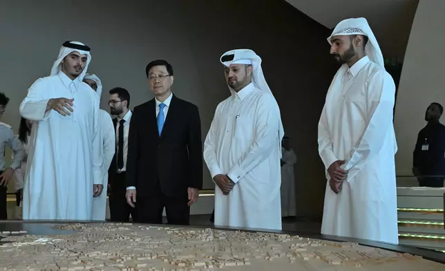 CE leads delegation to begin visit programme to Qatar Source: HKSAR Government Press Releases