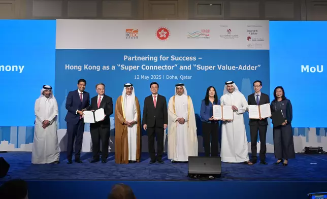 Speech by CE at "Partnering for Success - Hong Kong as a 'Super Connector' and 'Super Value-adder'" High-level Business Luncheon in Qatar  Source: HKSAR Government Press Releases