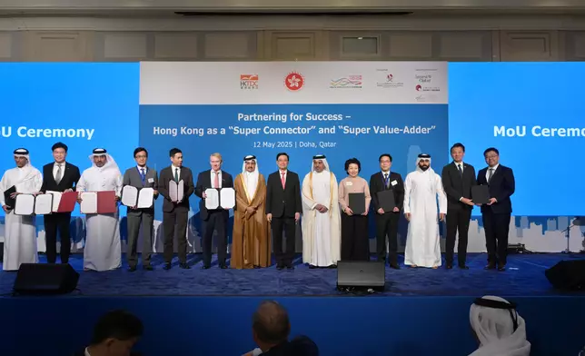Speech by CE at "Partnering for Success - Hong Kong as a 'Super Connector' and 'Super Value-adder'" High-level Business Luncheon in Qatar  Source: HKSAR Government Press Releases