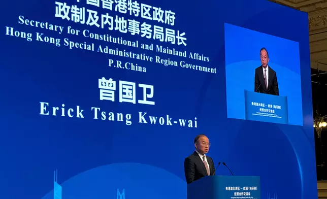 SCMA visits Hungary to promote development opportunities in GBA  Source: HKSAR Government Press Releases