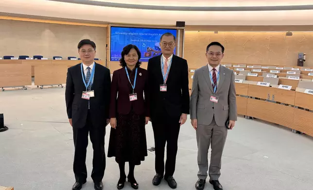 Secretary for Health continues to attend 78th World Health Assembly in Geneva  Source: HKSAR Government Press Releases