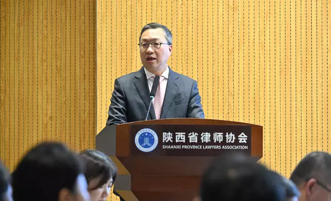 SJ attends seventh Hong Kong Legal Services Forum in Xi'an  Source: HKSAR Government Press Releases