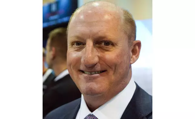 FILE - Berkshire Hathaway Vice Chairman Greg Abel is seen at the CenturyLink Center in Omaha, Neb., on May 5, 2018. (AP Photo/Nati Harnik, File)