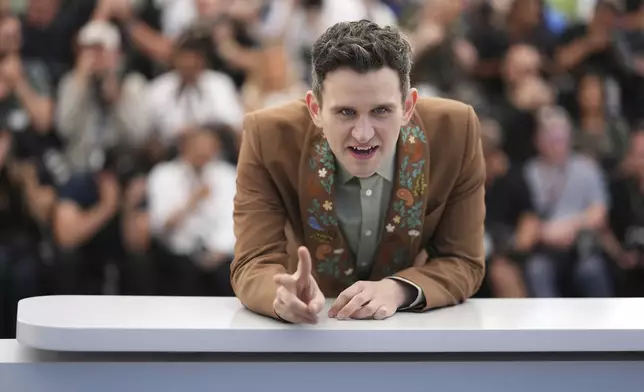 Harry Melling poses for photographers at the photo call for the film 'Pillion' at the 78th international film festival, Cannes, southern France, Sunday, May 18, 2025. (Photo by Scott A Garfitt/Invision/AP)