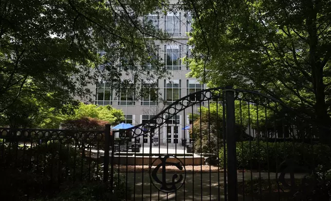 Emory University Hospital Midtown is seen on Thursday, May 15, 2025, in Atlanta. (AP Photo/Brynn Anderson)