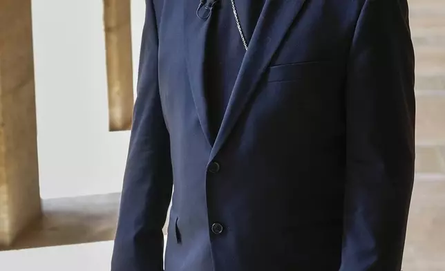 FILE - Cardinal Blase Cupich, archbishop of Chicago, speaks during an interview in Rome, May 25, 2023. (AP Photo/Paolo Lucariello, File)