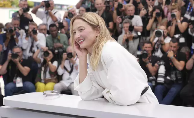 Jury member Alba Rohrwacher poses for photographers at the jury photo call at the 78th international film festival, Cannes, southern France, Tuesday, May 13, 2025. (AP Photo/Natacha Pisarenko)