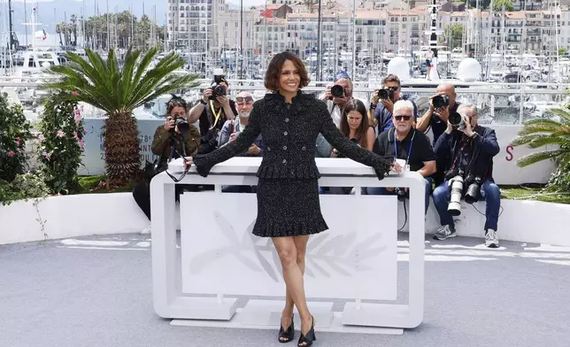 Jury member Halle Berry poses for photographers at the jury photo call at the 78th international film festival, Cannes, southern France, Tuesday, May 13, 2025. (Photo by Joel C Ryan/Invision/AP)