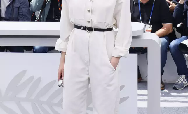 Jury member Alba Rohrwacher poses for photographers at the jury photo call at the 78th international film festival, Cannes, southern France, Tuesday, May 13, 2025. (Photo by Joel C Ryan/Invision/AP)