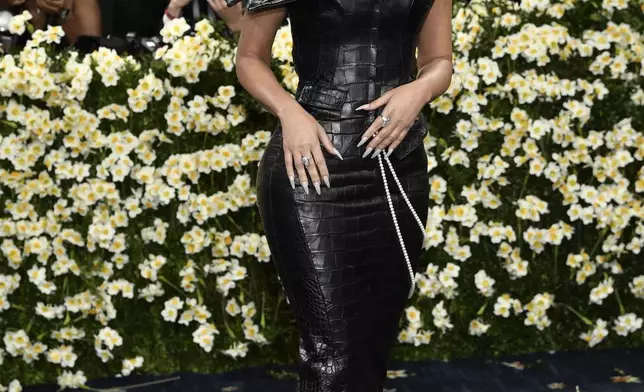 Kim Kardashian attends The Metropolitan Museum of Art's Costume Institute benefit gala celebrating the opening of the "Superfine: Tailoring Black Style" exhibition on Monday, May 5, 2025, in New York. (Photo by Evan Agostini/Invision/AP)