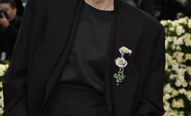 Adrien Brody attends The Metropolitan Museum of Art's Costume Institute benefit gala celebrating the opening of the "Superfine: Tailoring Black Style" exhibition on Monday, May 5, 2025, in New York. (Photo by Evan Agostini/Invision/AP)