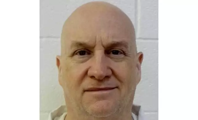 This undated photo provided by the Arkansas Department of Corrections Communications Department shows inmate Grant Hardin. (Arkansas Department of Corrections Communications Department via AP)