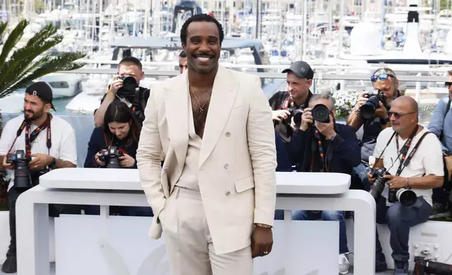 Tramell Tillman poses for photographers during the photo call for the film 'Mission: Impossible – The Final Reckoning' at the 78th international film festival, Cannes, southern France, Wednesday, May 14, 2025. (Photo by Joel C Ryan/Invision/AP)