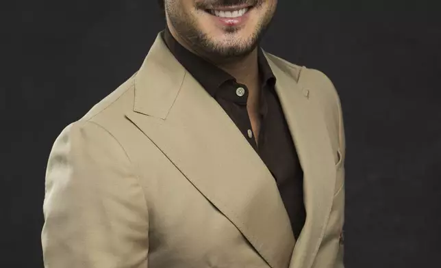 Diego Boneta poses for a portrait to promote "The Undoing of Alejandro Velasco" on Monday, April 14, 2025, in Los Angeles. (Photo by Willy Sanjuan/Invision/AP)