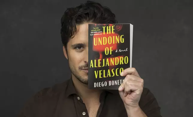 Diego Boneta poses for a portrait to promote "The Undoing of Alejandro Velasco" on Monday, April 14, 2025, in Los Angeles. (Photo by Willy Sanjuan/Invision/AP)