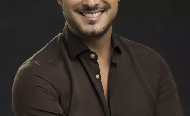 Diego Boneta poses for a portrait to promote "The Undoing of Alejandro Velasco" on Monday, April 14, 2025, in Los Angeles. (Photo by Willy Sanjuan/Invision/AP)