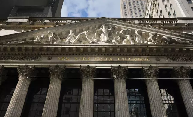 FILE - The New York Stock Exchange is seen in New York, Wednesday, Jan. 29, 2025. (AP Photo/Seth Wenig, File)