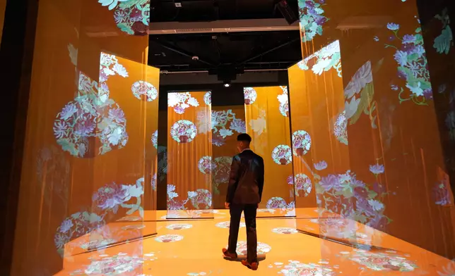Selected exhibits at the “The Ways in Patterns: An Immersive Digital Exhibition from the Palace Museum”.