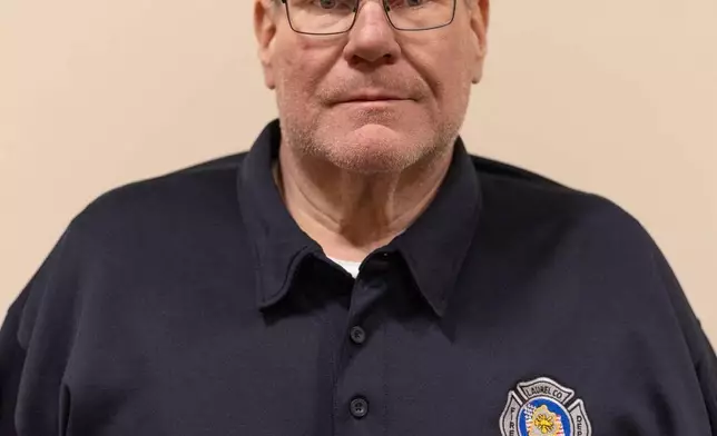 In this photo provided by the Laurel County Fire Department is Major Leslie Ross Leatherman, who died in the line of duty on Friday, May 16, 2025, the department announced, as severe storms hit Laurel County, Ky. (Laurel County Fire Department via AP)