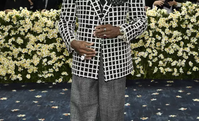 Colman Domingo attends The Metropolitan Museum of Art's Costume Institute benefit gala celebrating the opening of the "Superfine: Tailoring Black Style" exhibition on Monday, May 5, 2025, in New York. (Photo by Evan Agostini/Invision/AP)