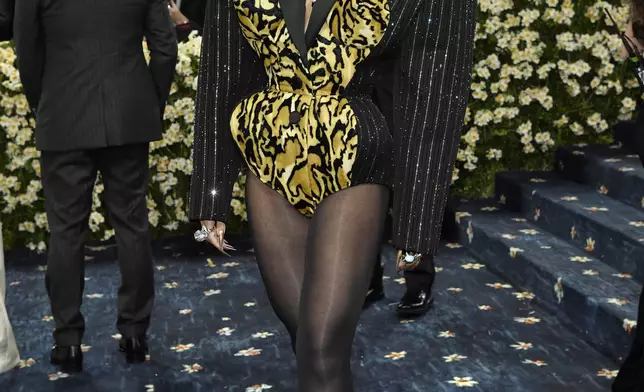 Doja Cat attends The Metropolitan Museum of Art's Costume Institute benefit gala celebrating the opening of the "Superfine: Tailoring Black Style" exhibition on Monday, May 5, 2025, in New York. (Photo by Evan Agostini/Invision/AP)