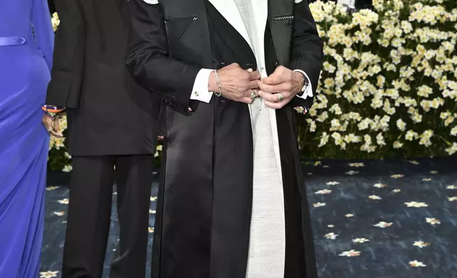 Walton Goggins attends The Metropolitan Museum of Art's Costume Institute benefit gala celebrating the opening of the "Superfine: Tailoring Black Style" exhibition on Monday, May 5, 2025, in New York. (Photo by Evan Agostini/Invision/AP)