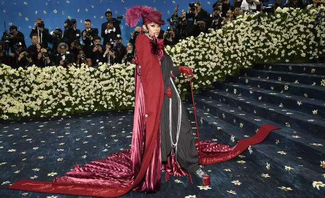 Teyana Taylor attends The Metropolitan Museum of Art's Costume Institute benefit gala celebrating the opening of the "Superfine: Tailoring Black Style" exhibition on Monday, May 5, 2025, in New York. (Photo by Evan Agostini/Invision/AP)