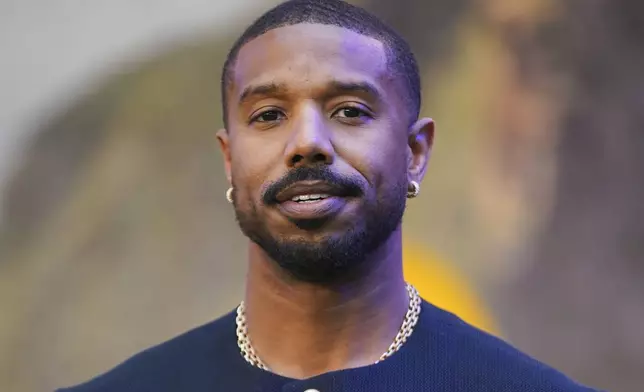 Michael B. Jordan poses for photographers upon arrival at the premiere of the film 'Mission: Impossible - The Final Reckoning' on Thursday, May 15, 2025, in London. (Photo by Alberto Pezzali/Invision/AP)