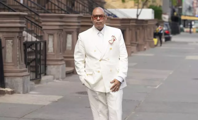 Entrepreneur and co-owner of Harlem Haberdashery, Guy Wood, poses for a portrait on Thursday, May 1, 2025, in New York. (AP Photo/Gary Gerard Hamilton)