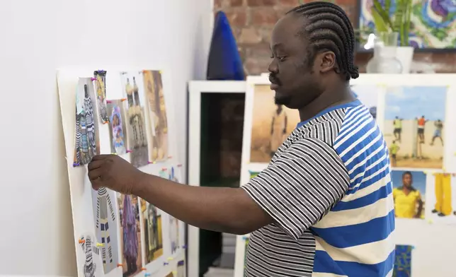 Fashion designer/founder of Agbobly, Jacques Agbobly, poses for a portrait on Thursday, May 1, 2025, in New York. (AP Photo/Gary Gerard Hamilton)