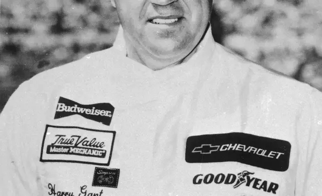 FILE - NASCAR driver Harry Gant poses for a photo in 1986. (AP Photo,File)