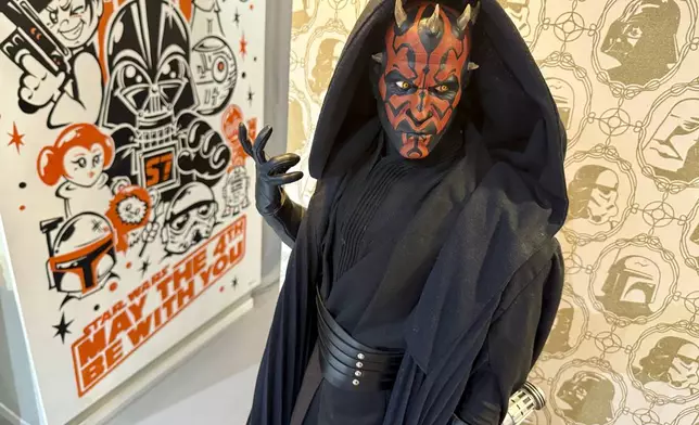 A collection of “Star Wars” memorabilia is displayed at Rancho Obi-Wan, a nonprofit museum in Petaluma, Calif., on Thursday, May 1, 2025. (AP Photo/Haven Daley)