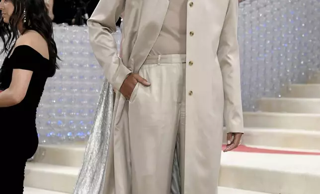 FILE - Brittney Griner attends The Metropolitan Museum of Art's Costume Institute benefit gala celebrating the opening of the "Karl Lagerfeld: A Line of Beauty" exhibition on Monday, May 1, 2023, in New York. (Photo by Evan Agostini/Invision/AP, File)