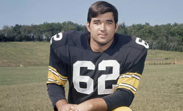 FILE - Ralph Wenzel, (62) football player for the Pittsburgh Steelers, 1970. (AP Photo, file)