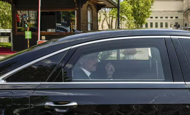 Turkish National Intelligence Director Ibrahim Kalin arrives at the Ciragan Palace for Ukraine-Russia peace talks in Istanbul, Turkey, Monday, June 2, 2025. (AP Photo/Emrah Gurel)