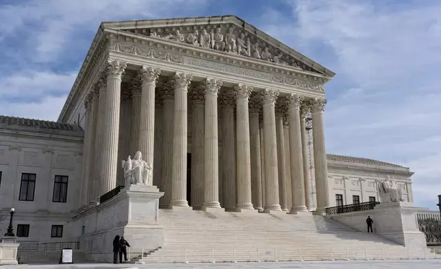 FILE - The Supreme Court is seen on Capitol Hill in Washington, Dec. 17, 2024. (AP Photo/J. Scott Applewhite, File)