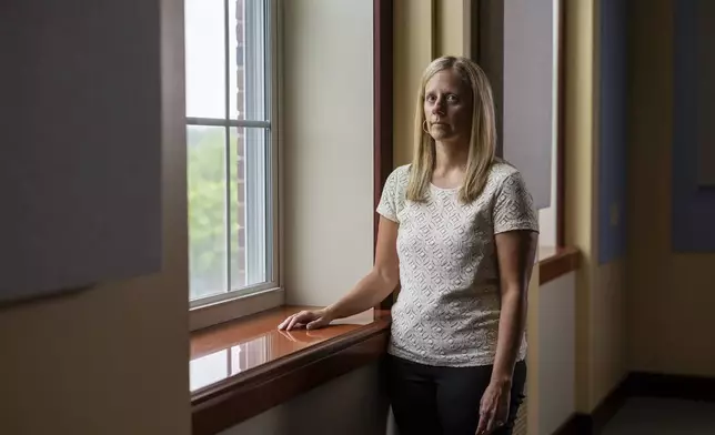 Hennessey Lustica poses for a portrait, Thursday, June 26, 2025, in Newark, N.Y. (AP Photo/Lauren Petracca)
