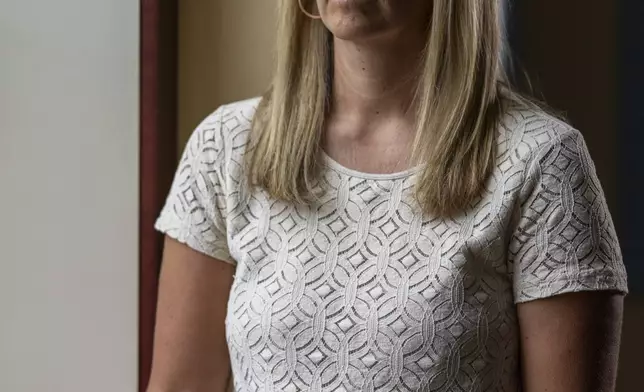 Hennessey Lustica poses for a portrait, Thursday, June 26, 2025, in Newark, N.Y. (AP Photo/Lauren Petracca)