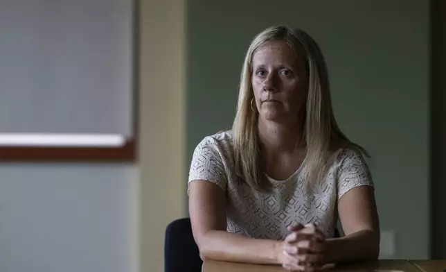 Hennessey Lustica poses for a portrait, Thursday, June 26, 2025, in Newark, N.Y. (AP Photo/Lauren Petracca)