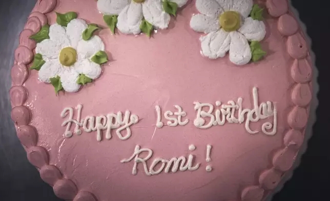 A cake is displayed inside Walmart Supercenter on Wednesday, May 28, 2025, in North Bergen, N.J. (AP Photo/Andres Kudacki)