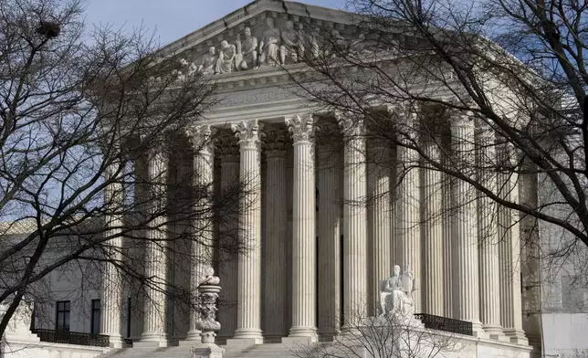 FILE - The Supreme Court is seen on Capitol Hill in Washington, Dec. 17, 2024. (AP Photo/J. Scott Applewhite, File)